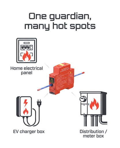 SparkGuard™ Automatic Panel Fire Stopper — 40g